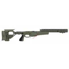 Шасси (ложе) AX AI XS для Remington 700 LA (300WinMag) Green Long